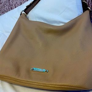 Michael Kors tan shoulder purse